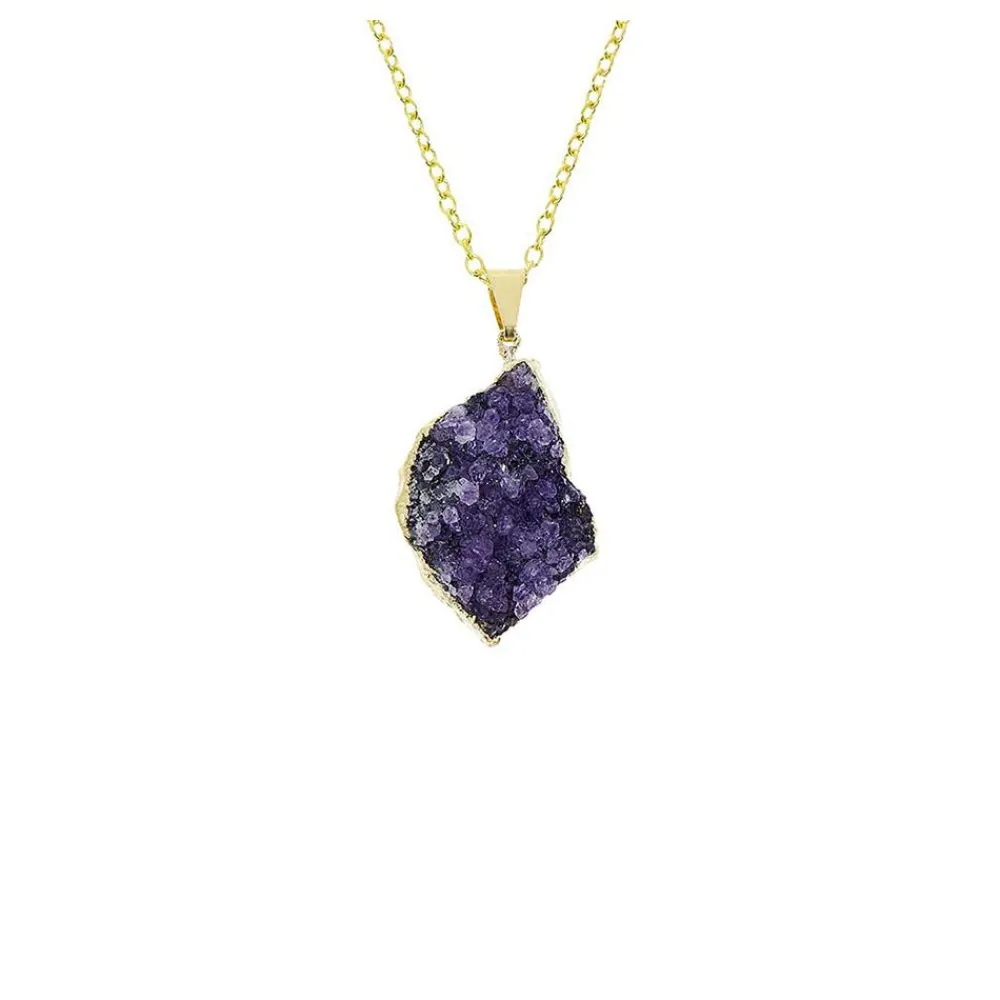 NHM Shop Amethyst Cluster Pendant Necklace* Accessories For Adults | Jewellery