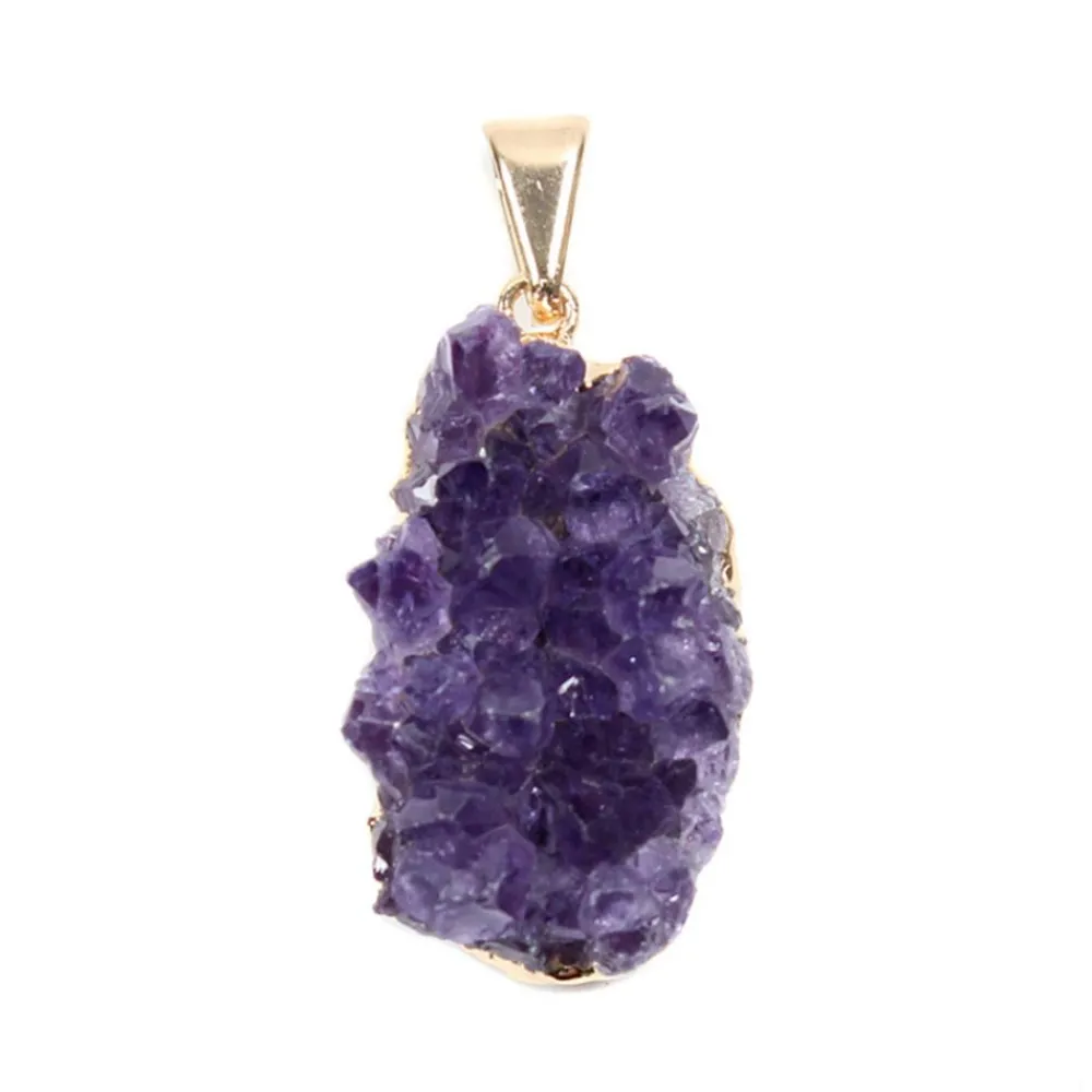 NHM Shop Amethyst Cluster Pendant Necklace* Accessories For Adults | Jewellery