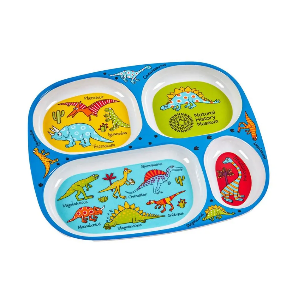 NHM Shop Dinosaurs Compartment Plate* Homeware & Decor | Dinosaur Decor & Accessories