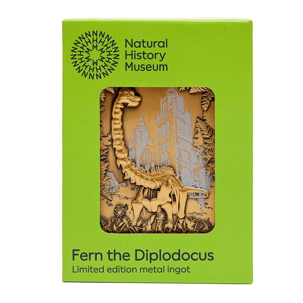 NHM Shop Fern Metal Ingot* Dinosaur Decor & Accessories | Museum Gardens