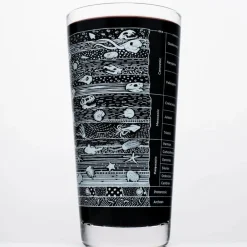 NHM Shop Geological Time Beer Glass* Homeware & Decor | Dinosaur Decor & Accessories