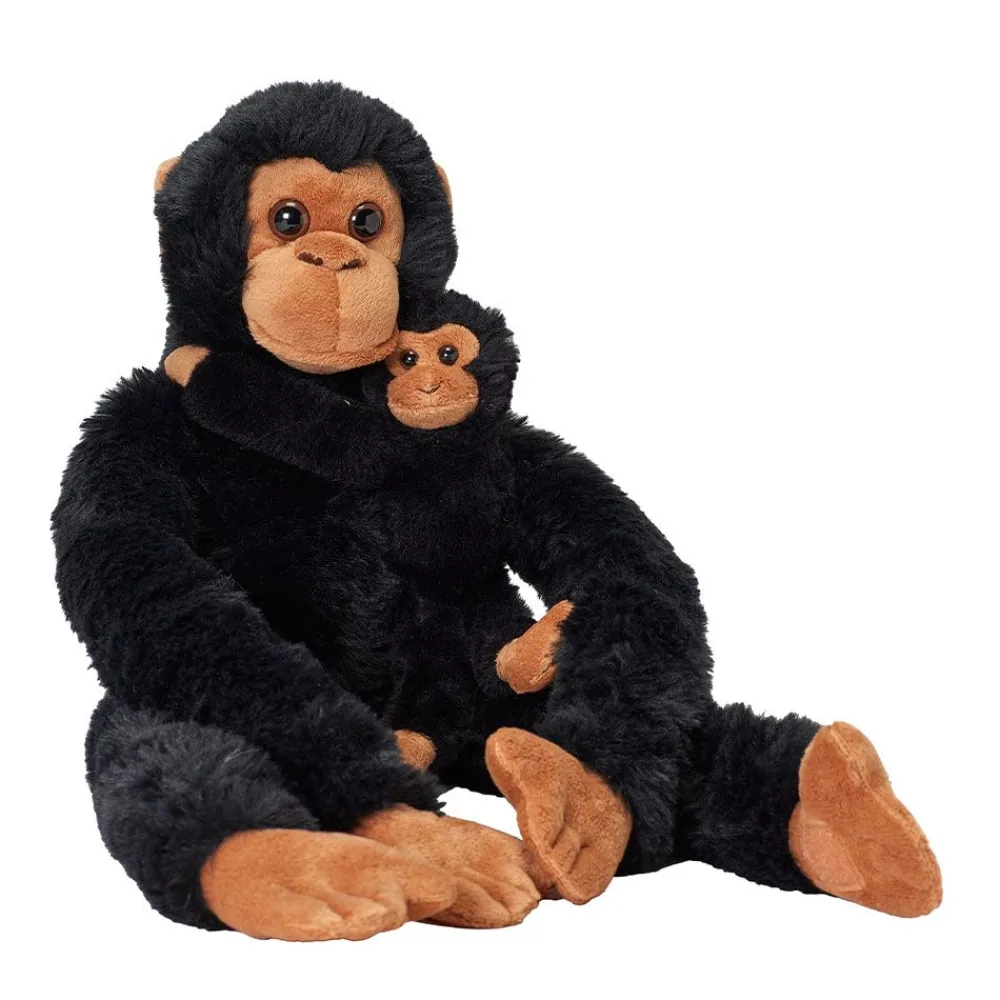 NHM Shop Hanging Chimpanzee with Baby Soft Toy* Soft Toys