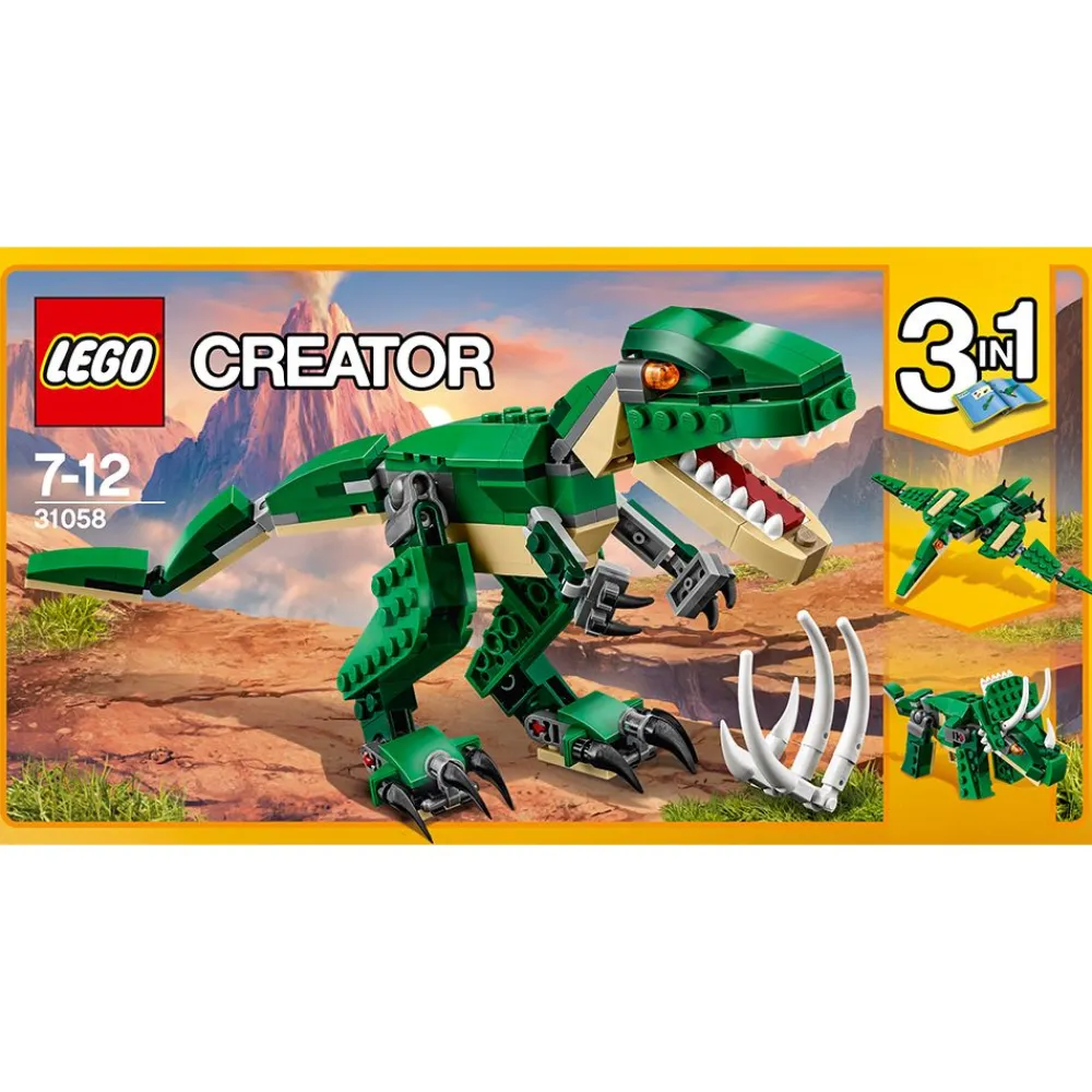 NHM Shop LEGO Creator 3 in 1 Mighty Dinosaurs* Kits, Puzzles & Activities | Dinosaur Games & Activities