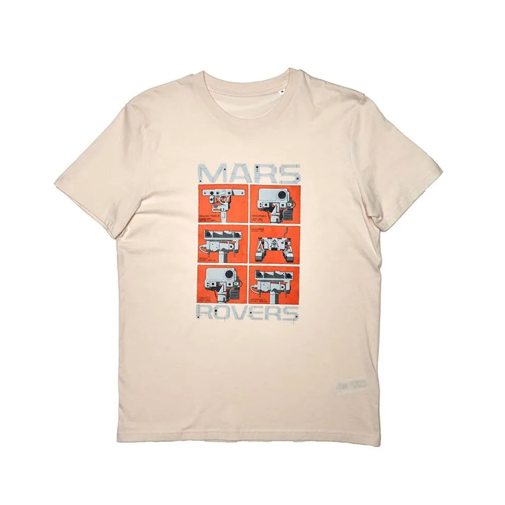 NHM Shop Mars Rovers White T-shirt* Clothing For Adults | Space