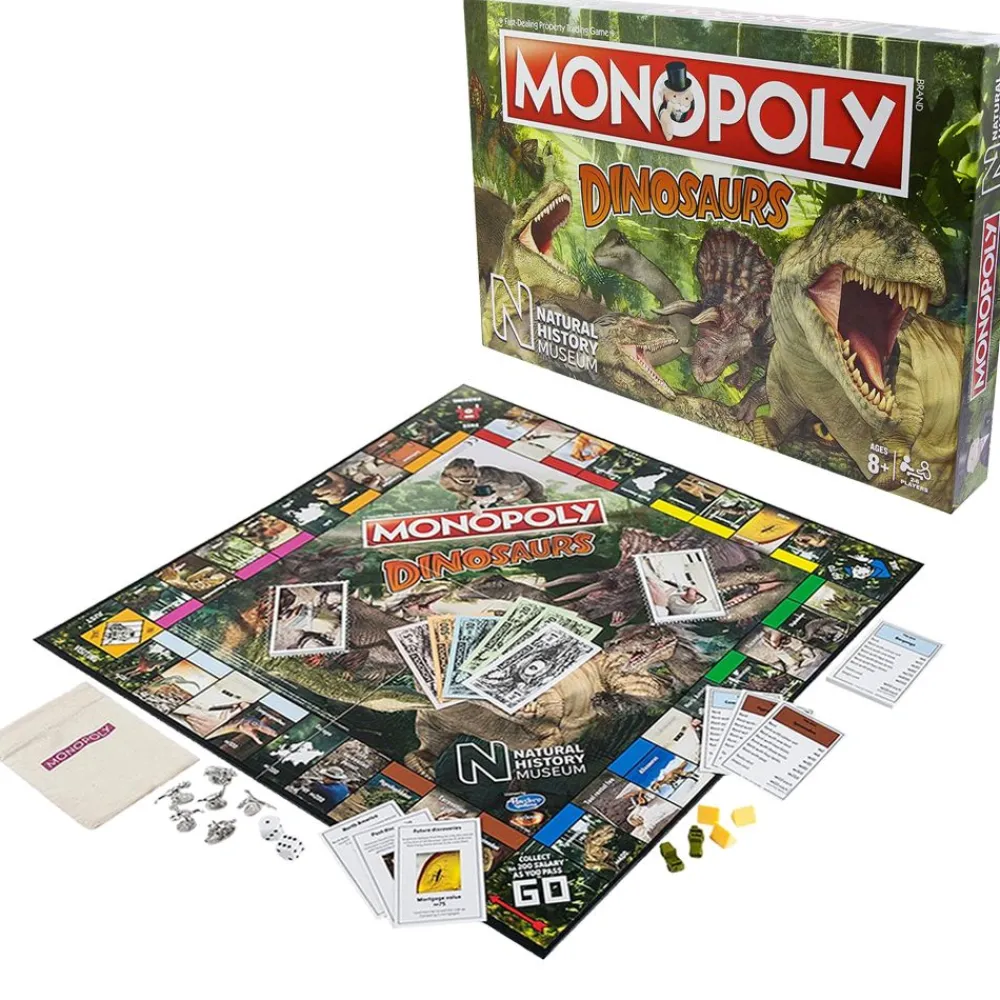 NHM Shop Monopoly Dinosaurs Board Game* Games | Dinosaur Games & Activities