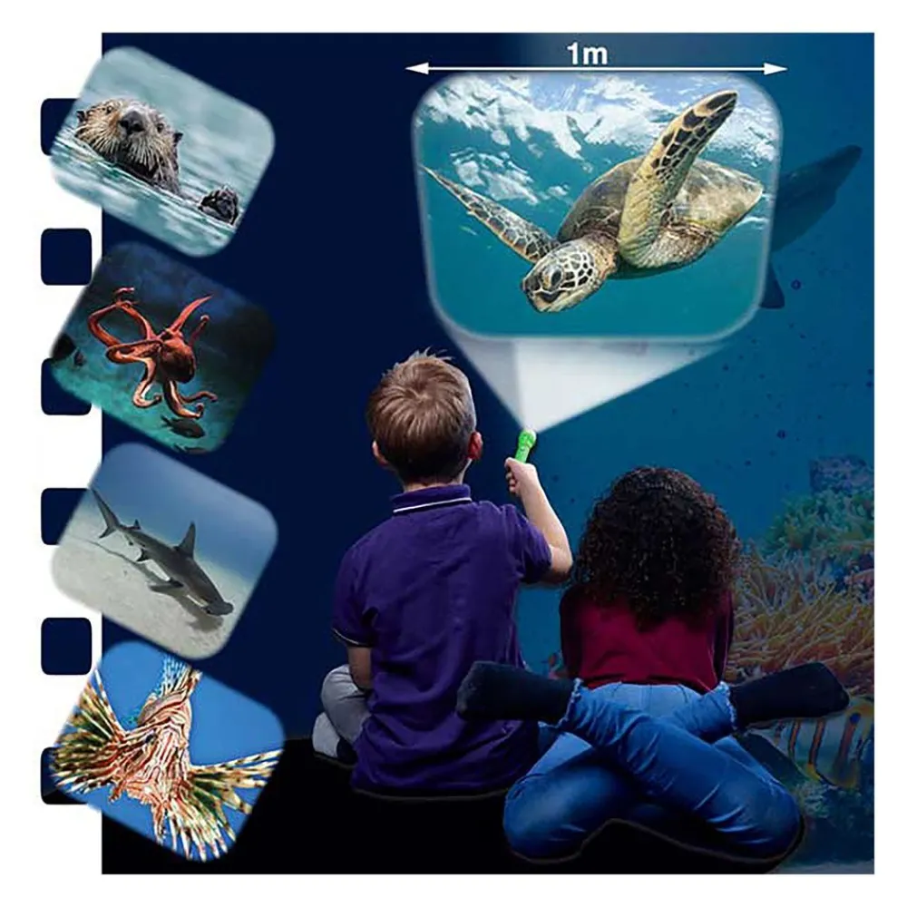 NHM Shop Sea Creatures Torch and Projector* Kits, Puzzles & Activities