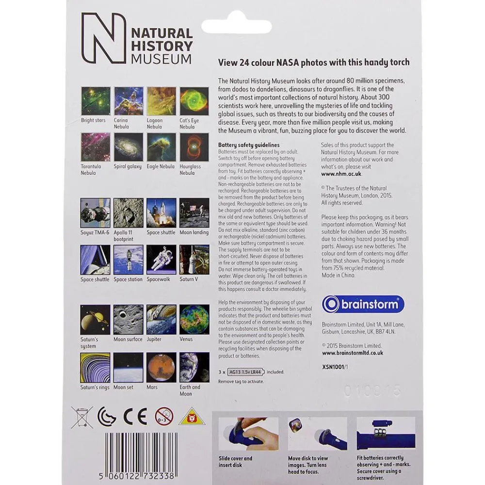 NHM Shop Space Torch and Projector* Kits, Puzzles & Activities | Space