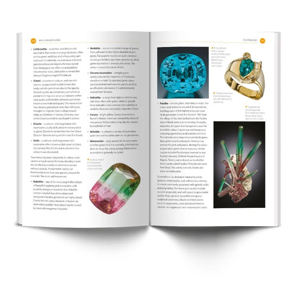 NHM Shop The Natural History Museum Book of Gemstones: A Concise Reference Guide*Kids Coffee-table Books | Science Books