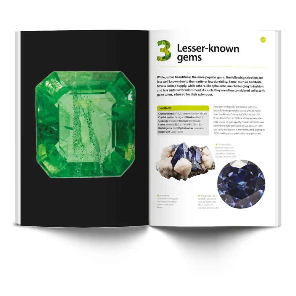 NHM Shop The Natural History Museum Book of Gemstones: A Concise Reference Guide*Kids Coffee-table Books | Science Books