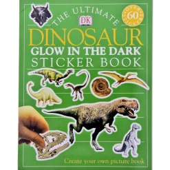 NHM Shop The Ultimate Dinosaur Glow in the Dark Sticker Book*Kids Activity Books For Kids | Dinosaur Books For Kids