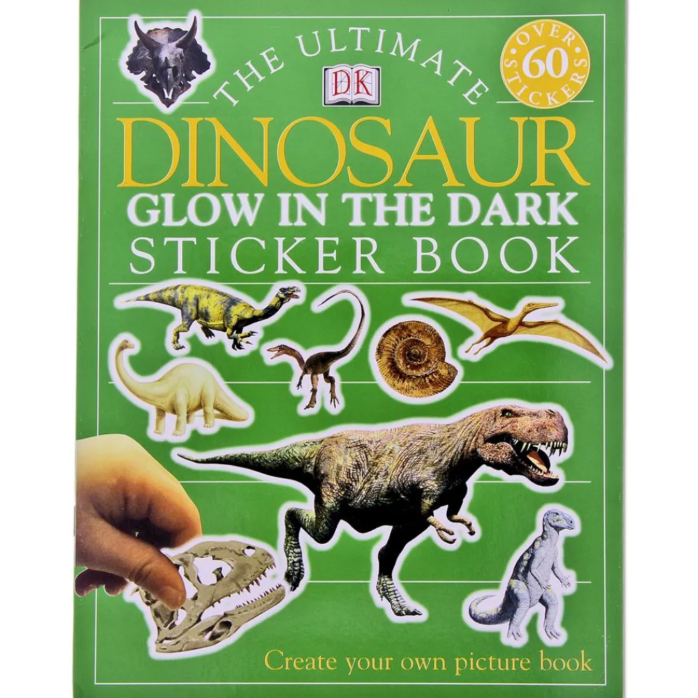 NHM Shop The Ultimate Dinosaur Glow in the Dark Sticker Book*Kids Activity Books For Kids | Dinosaur Books For Kids