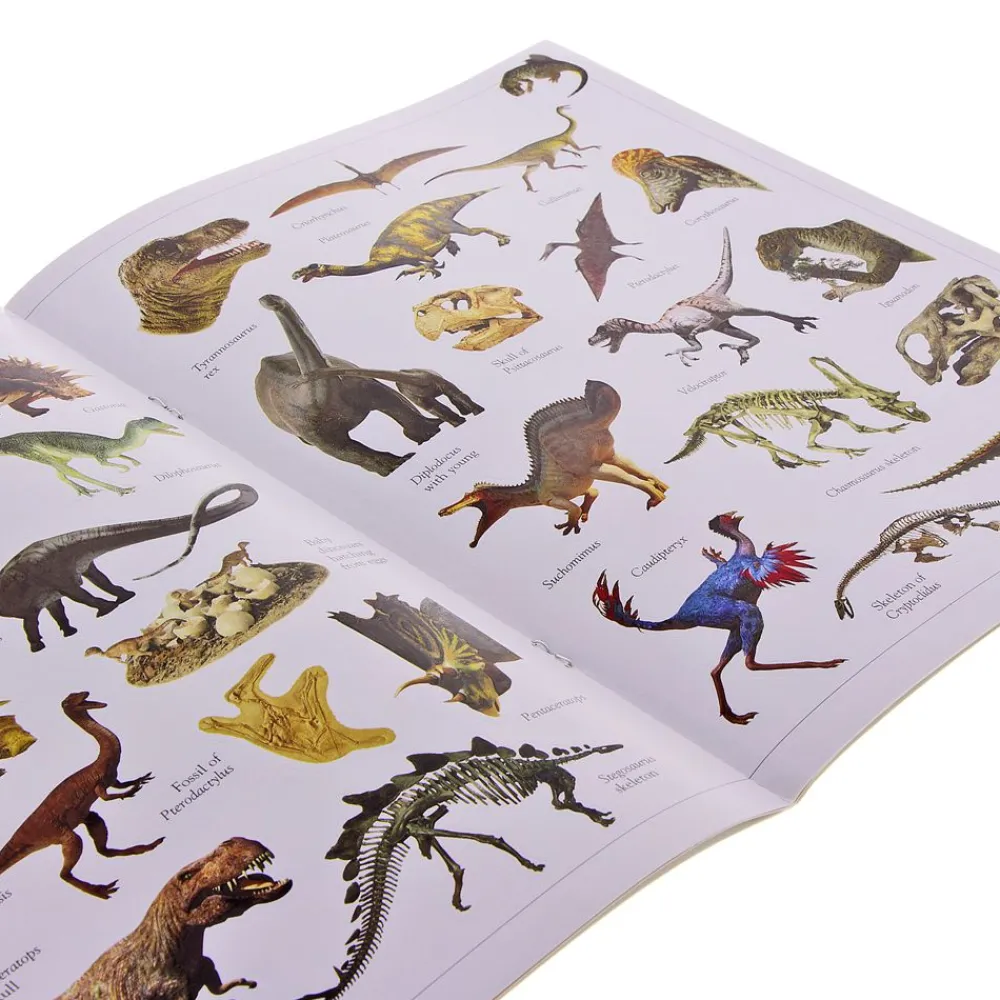 NHM Shop The Ultimate Dinosaur Glow in the Dark Sticker Book*Kids Activity Books For Kids | Dinosaur Books For Kids