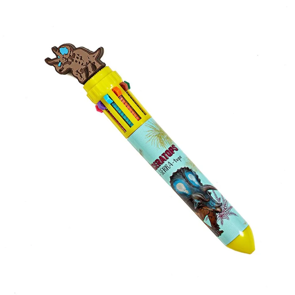 NHM Shop Triceratops 10-Colour Pen* Stationery | Dinosaur Decor & Accessories